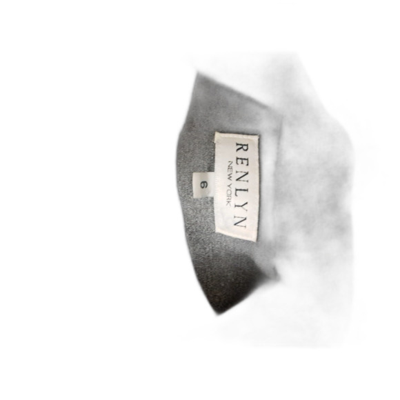 Renlyn New York lightweight gray polyester Coat Sz 6 - Picture 9 of 10